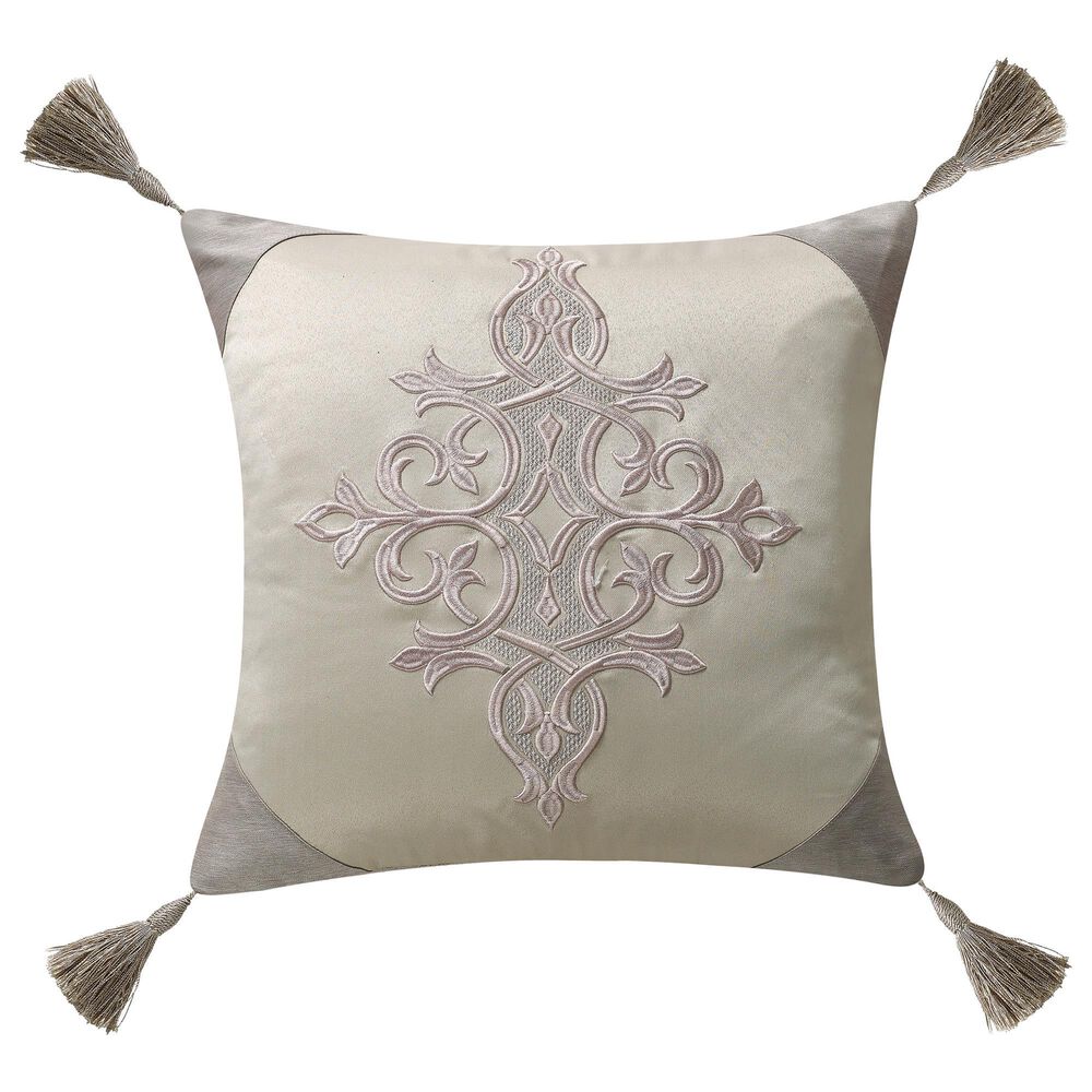 BCP Home Waterford Travis 16" x 16" Decorative Pillow in Mocha, , large