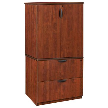 Regency Global Sourcing Legacy Lateral File with Storage Cabinet in Cherry, , large