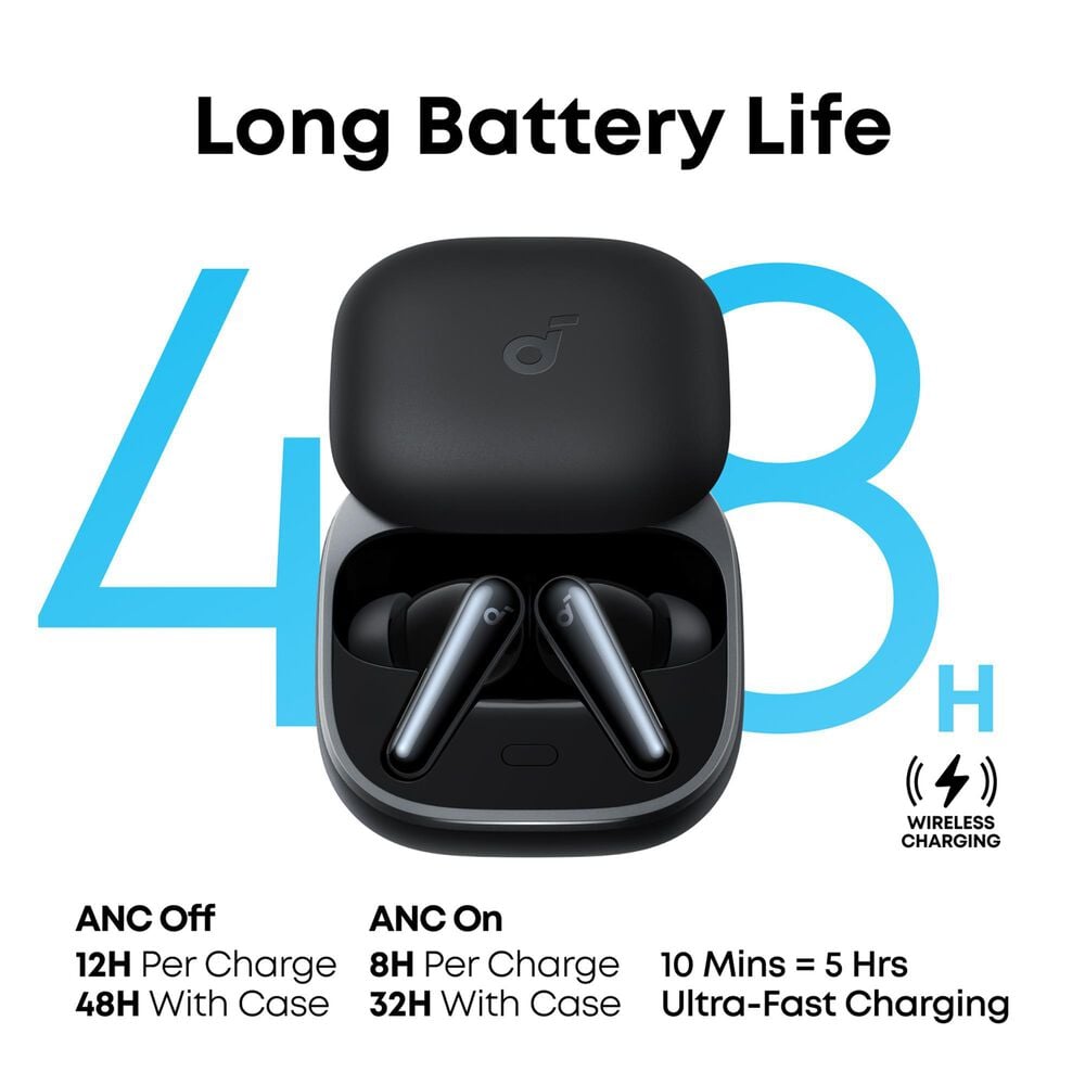 Anker Liberty 5 Noise-Cancelling Earbuds with Dolby Audio in Black, , large