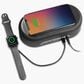 iHome Bluetooth Alarm Clock with Wireless Charger and USB Charging Station in Black, , large