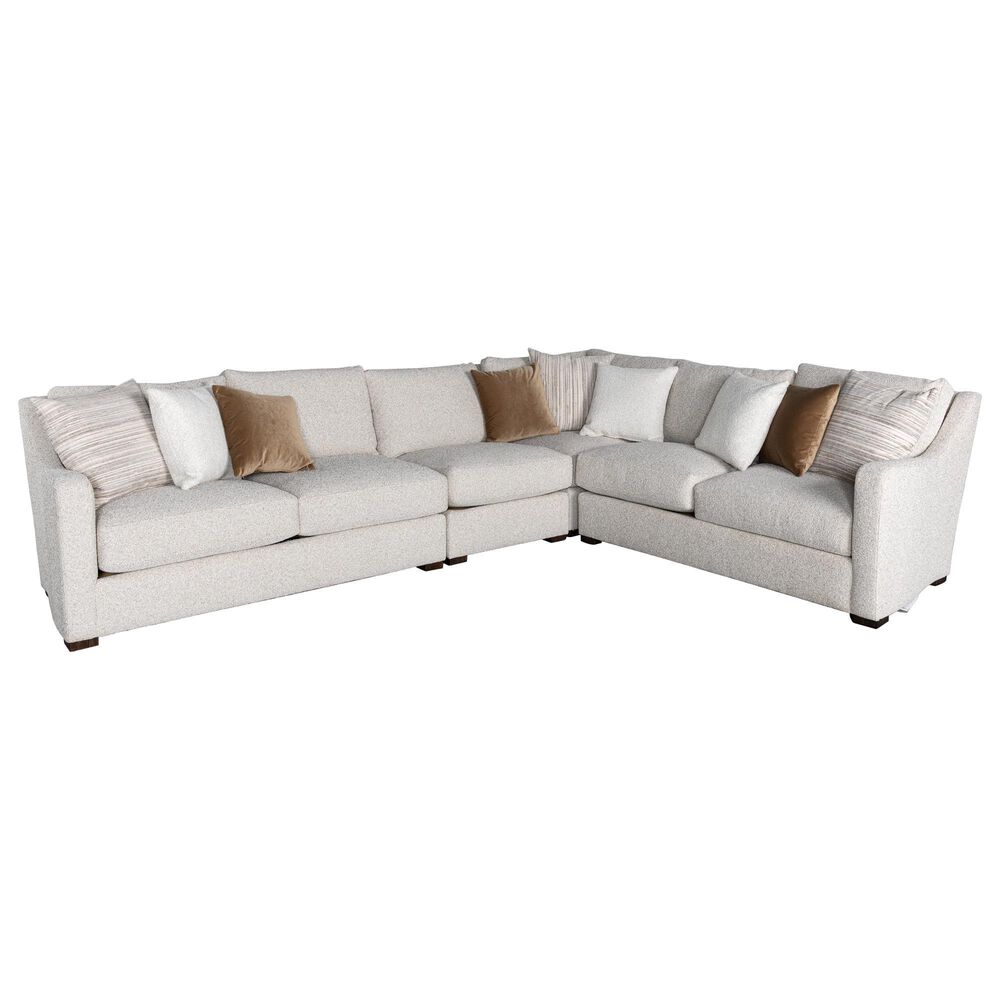 Bernhardt Ventura 4-Piece Stationary Reversible Sectional in Marble, , large