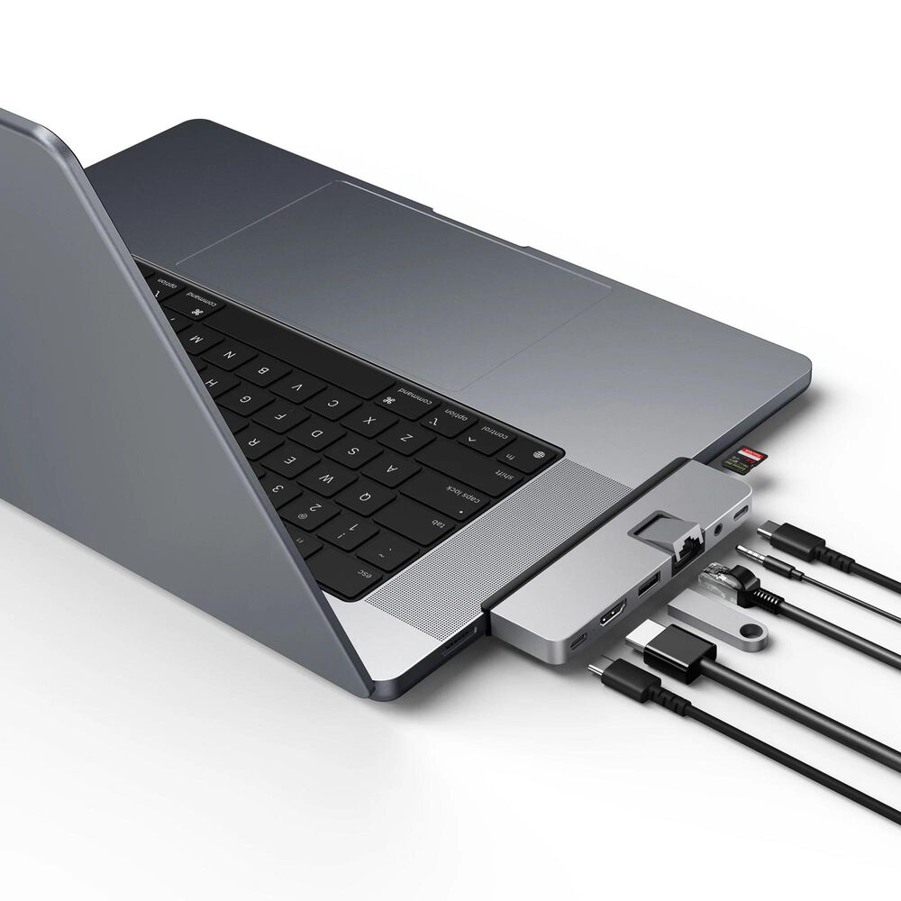 Targus HyperDrive Duo Pro 7-In-2 USB-C Hub in Silver, , large
