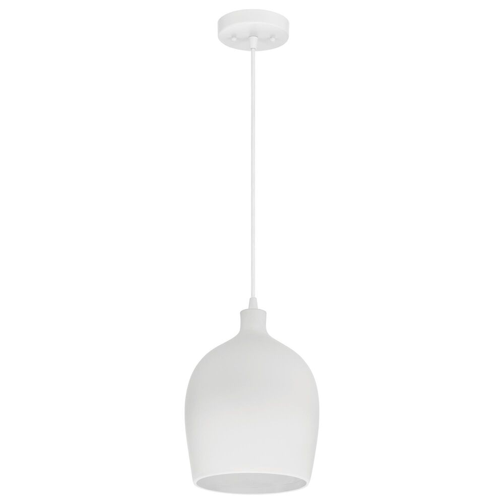 Creative Coop Sienna 1-Light Large Pendant in White, , large