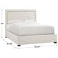Bernhardt Morgan King Upholstered Panel Bed in Cream, , large