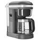 KitchenAid 12 Cup Drip Coffee Maker with Spiral Showerhead in Matte Charcoal Grey, , large
