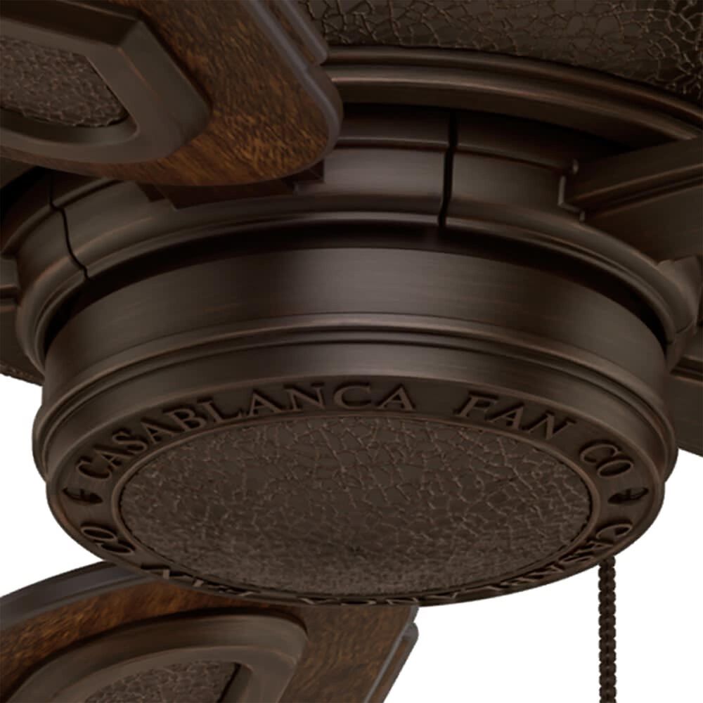 Hunter Heritage 60&quot; Outdoor Ceiling Fan in Brushed Cocoa, , large