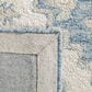 Safavieh Micro-Loop MLP503M 9" x 12" Blue and Ivory Area Rug, , large