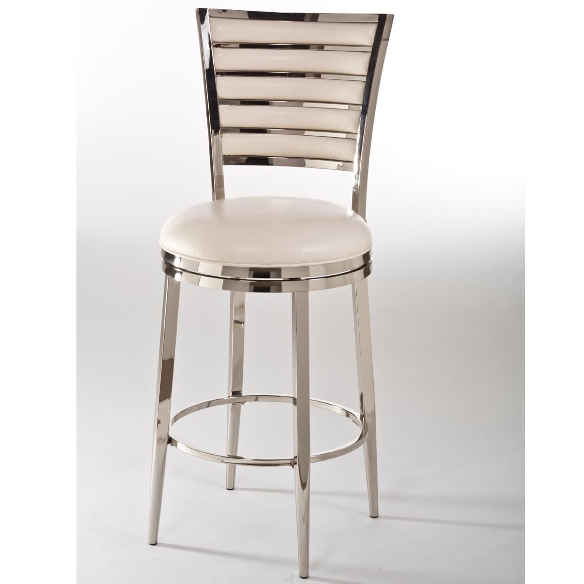 Richlands Furniture Rouen Counter Stool with Ivory Seat in Shiny
