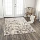 RIZZY Bolero Beige and Gray 12" x 15" Area Rug, , large