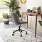 Zuo Modern Byron Office Chair in Gray and Black, , large