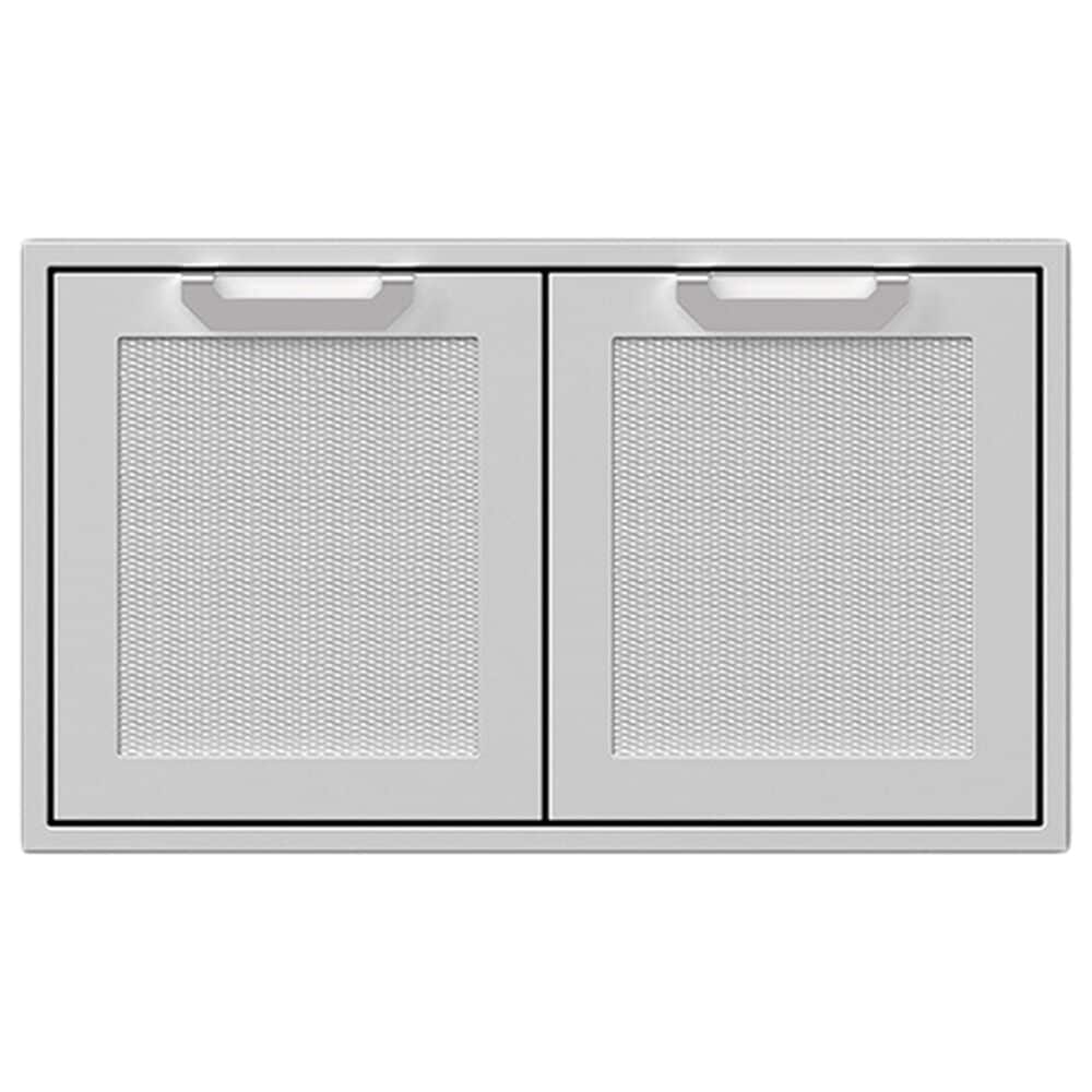 Hestan 36" Outdoor Double Storage Doors in Stainless Steel, , large