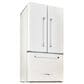 Unique Appliances Classic Retro 21.4 Cu. Ft Frost Free Counter Depth French Door Refrigerator in Marshmallow White, , large