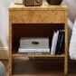 Modway Hudson 1 Drawer Burl Wood Nightstand With Shelf in Natural, , large