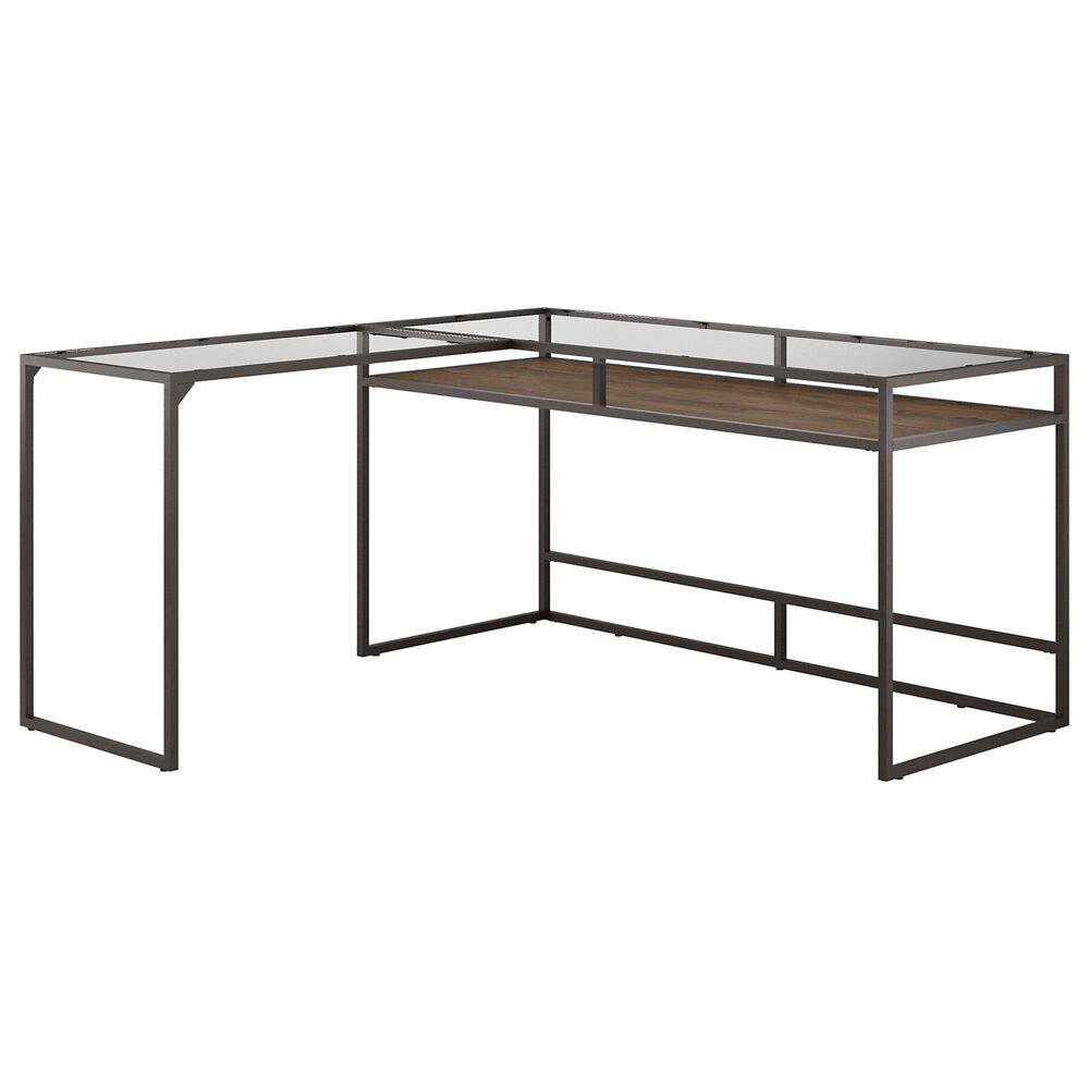 Bush Anthropology 60" L-Shaped Desk in Rustic Brown, , large