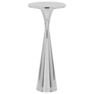Lumisource Gemma 22" Side Table in Polished Nickel, , large