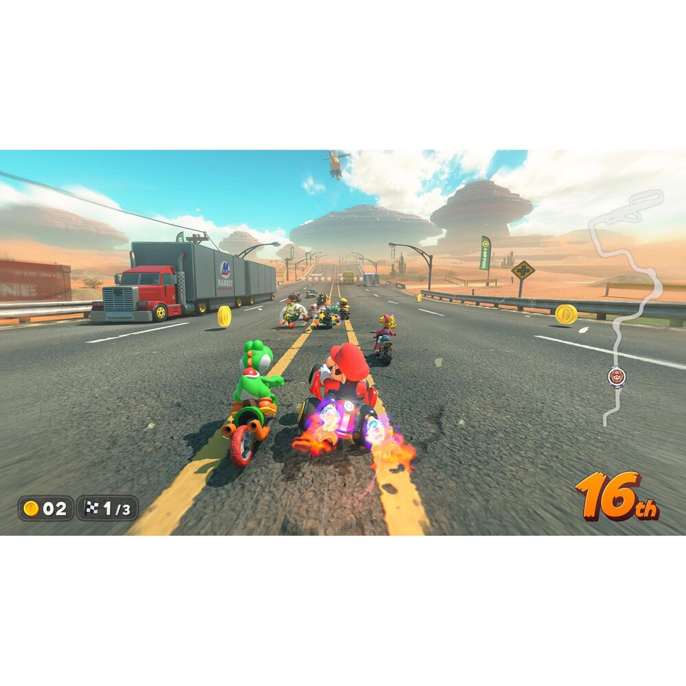 Nintendo Switch 2 and Mario Kart World Bundle in Light Gray, , large