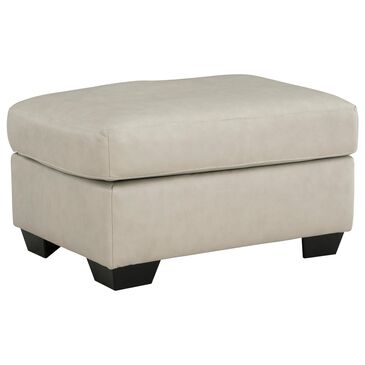 Ashley Santorine Ottoman in Bone, , large
