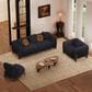 Morden Fort Cloud Boucle Arm Chair in Black, , large