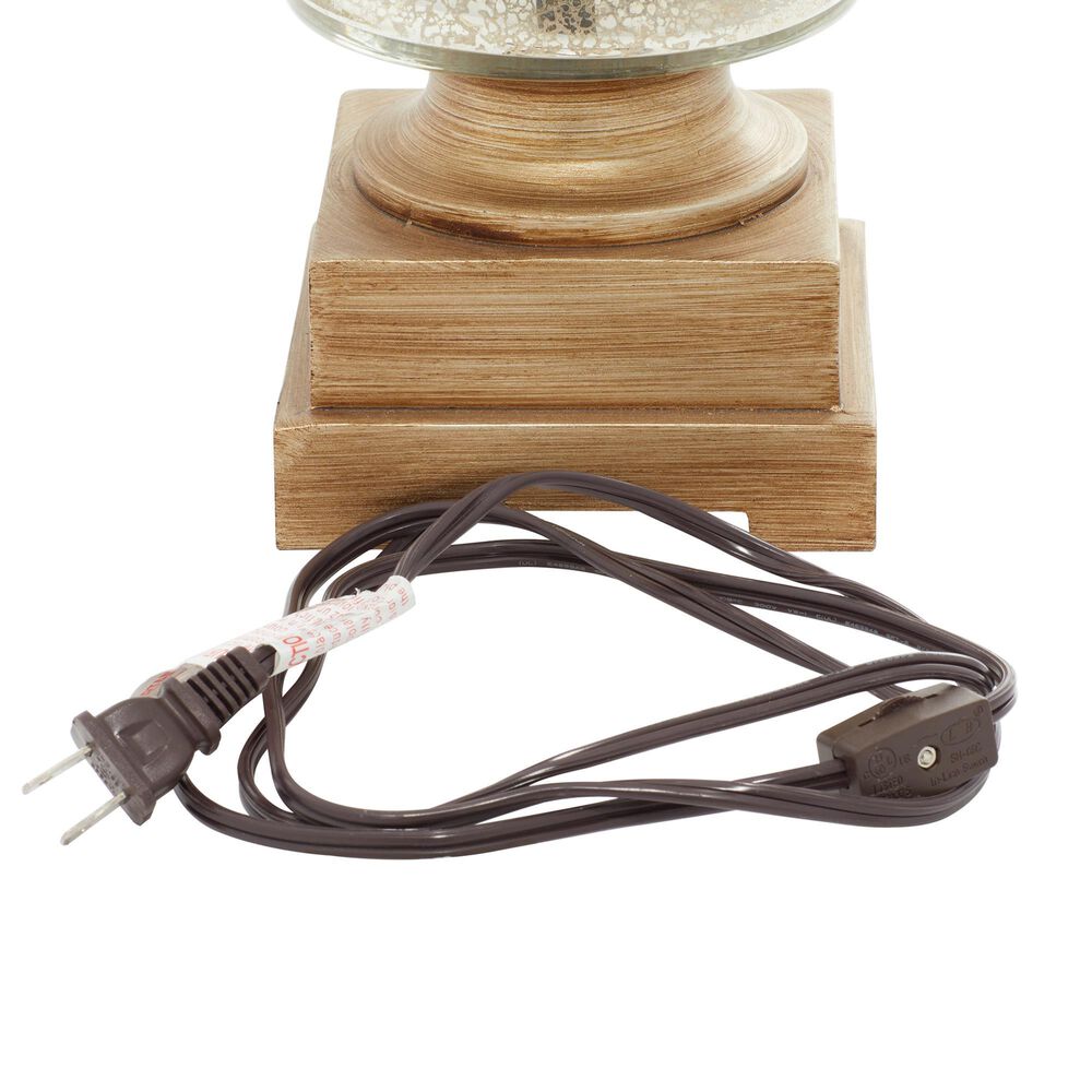Maple and Jade 18&quot; Glam Uplight in Warm Brown &#40;Set of 2&#41;, , large