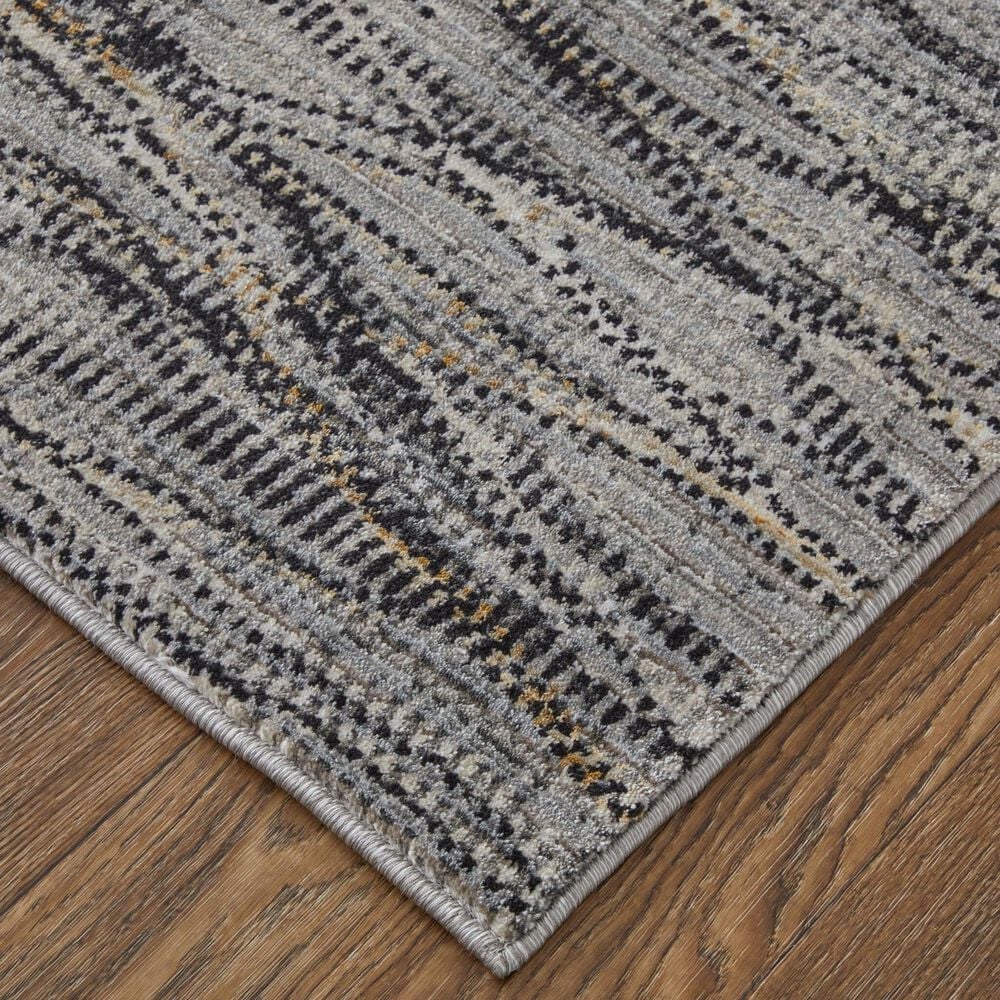 Feizy Sonora 7&#39;10&quot; x 10&#39;3&quot; Gray and Charcoal Area Rug, , large