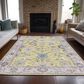 Dalyn Rug Company Hatay H7 10" x 14" Yellow Area Rug, , large
