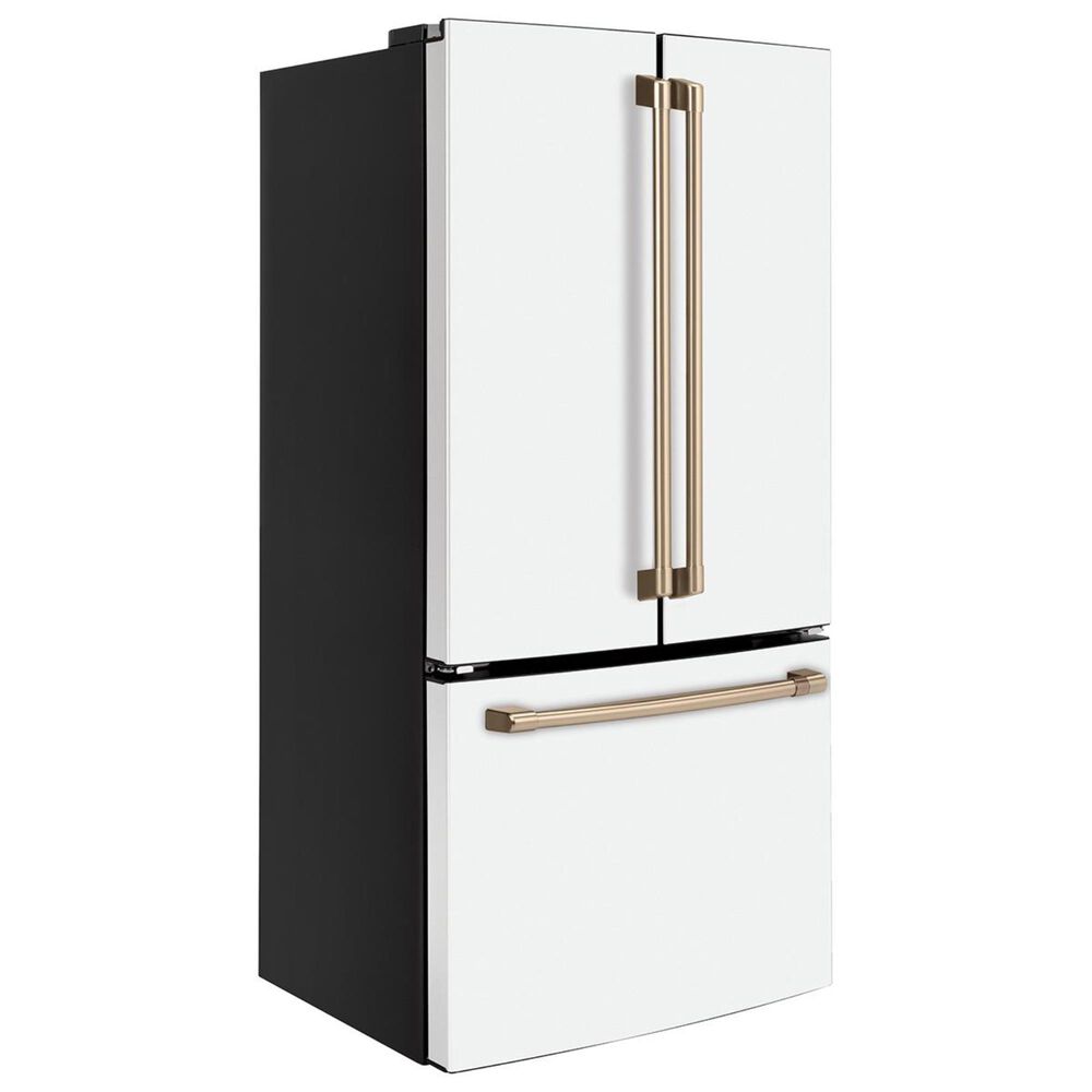 Cafe 19 Cu. Ft. 3-Door French Door Refrigerator in Matte White, , large