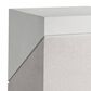 Bernhardt Ellison Square Side Table in Sandblasted White and Adobe, , large