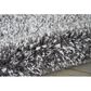 Nourison Luxe Shag LXS01 8"2" x 10" Charcoal Area Rug, , large