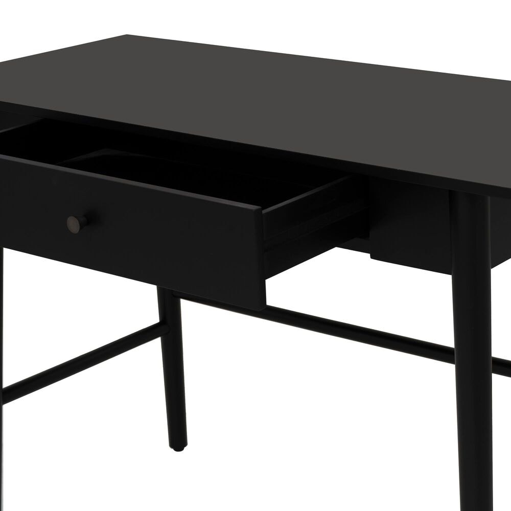 Linon Home Decor Charlotte Writing Desk in Black, , large