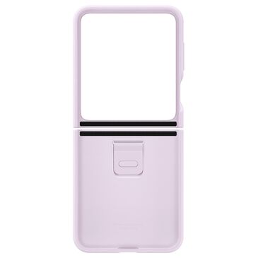 Samsung Silicone Case with Ring for Samsung Galaxy Z Flip5 in Lavender, , large