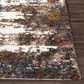 Surya Celestial Shag Teal, Dark Blue, Denim, Burgundy, Dusty Pink, Sage, Deep Teal, Mustard and Cream 2" x 2"11" Area Rug, , large
