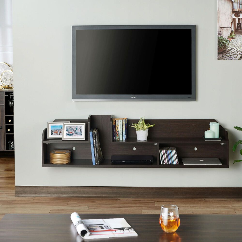 Furniture of America Morris 63&quot; TV Stand in Walnut, , large