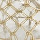 Maple and Jade 9" Decorative Indoor/Outdoor Candle Lantern with Rope Handle in Clear and Brown, , large