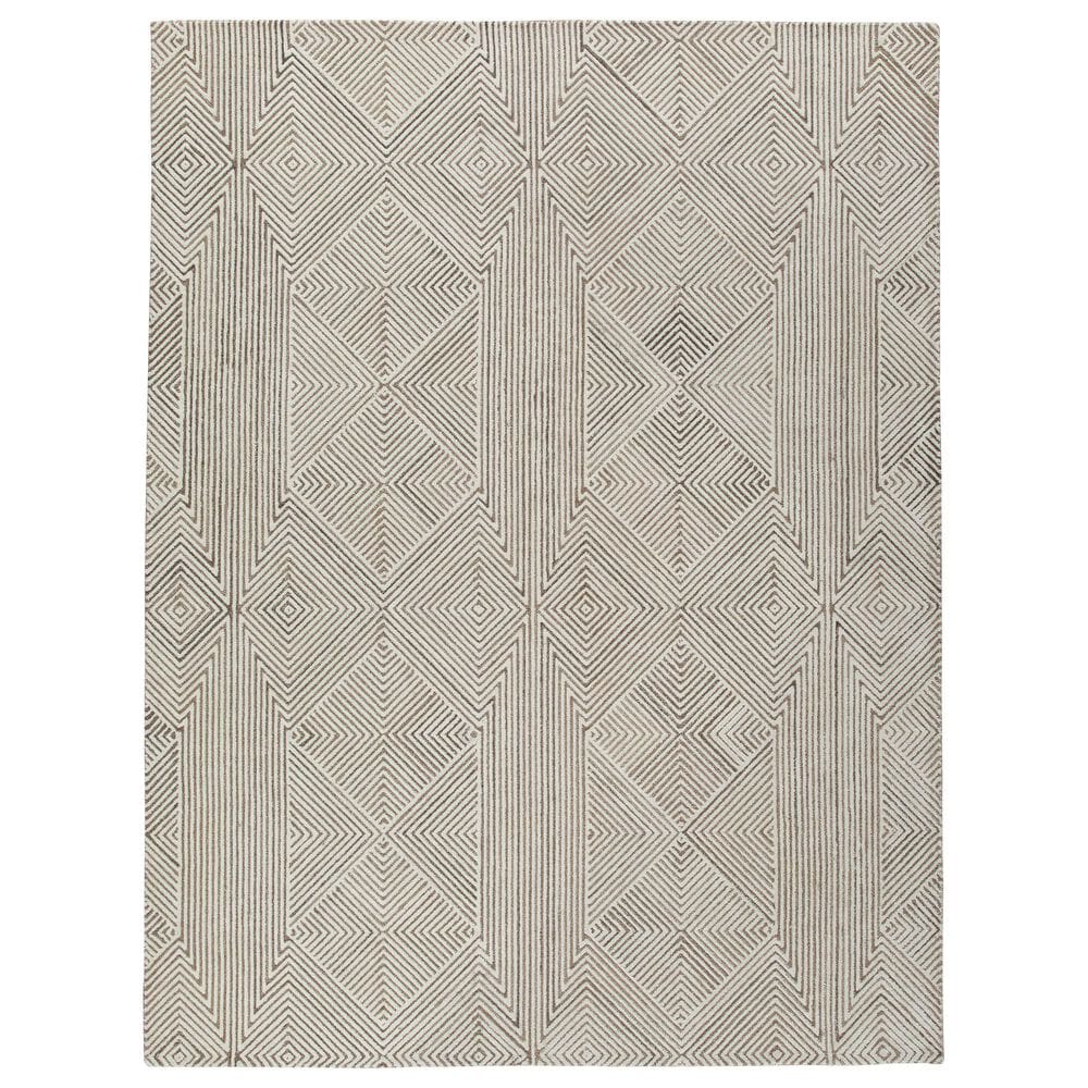 Ashley Jadott 8" x 10" Beige and Brown Area Rug, , large