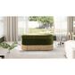 Jennifer Taylor Home Serena Storage Bench with Tufted Bullion Fringe in Olive Green, , large