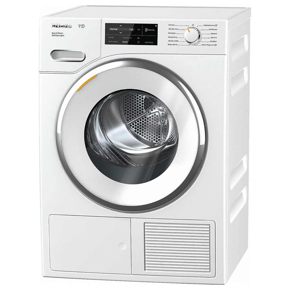 Miele 4.1 Cu. Ft. Heat Pump Steam Dryer with WiFi Connect and FragranceDos in Lotus White, , large