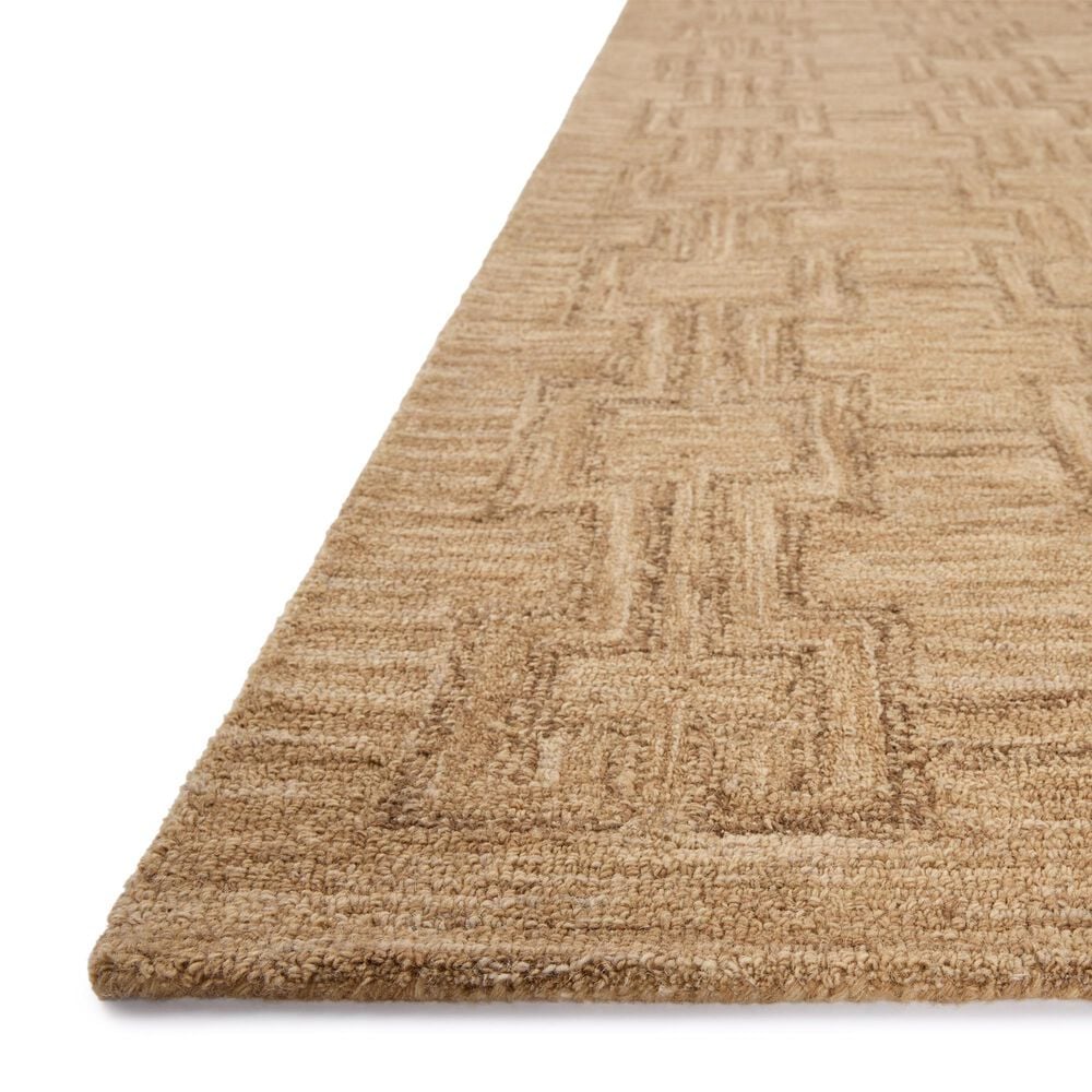 Loloi Barrow Camel and Brown 7&#39;9&quot; x 9&#39;9&quot; Area Rug, , large