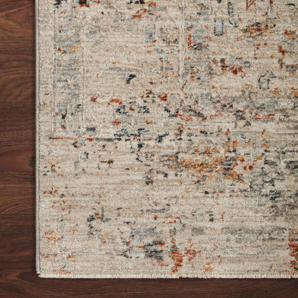 Loloi Axel 2&#39; x 3&#39; Silver and Spice Area Rug, , large