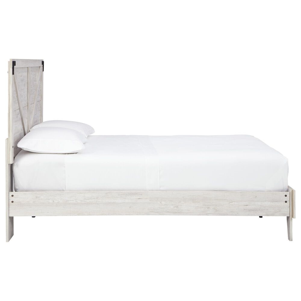 Ashley Shawburn 3-Piece Queen Bedroom Set in Whitewash and Charcoal Gray, , large