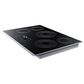 Samsung 2-Piece Kitchen Package with White 30" Double Wall Oven and Stainless Steel 30" Smart Electric Cooktop, , large