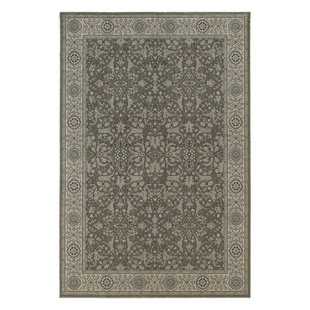 Oriental Weavers Richmond 1E 7"10" Round Grey Area Rug, , large