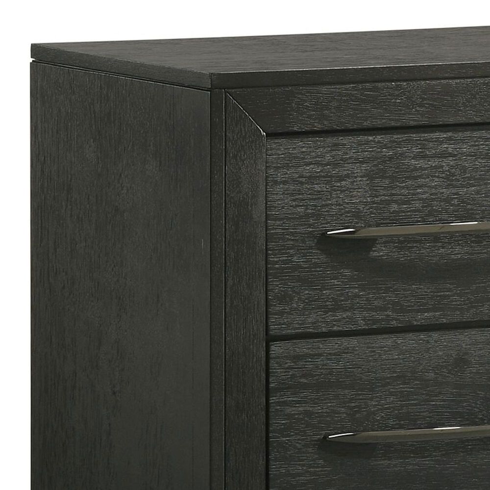 Mayberry Hill Allan 5-Piece Full Platform Bedroom Set in Black, , large