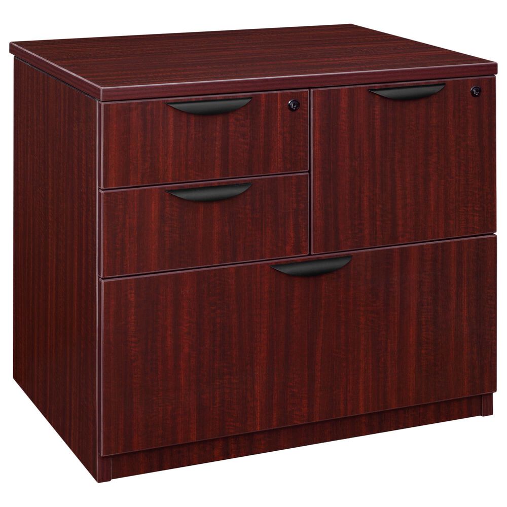 Regency Global Sourcing Legacy 4-Drawer Lateral File in Mahogany Finish, , large
