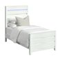 Mayberry Hill Tobias Twin Panel Bed with LED in White, , large