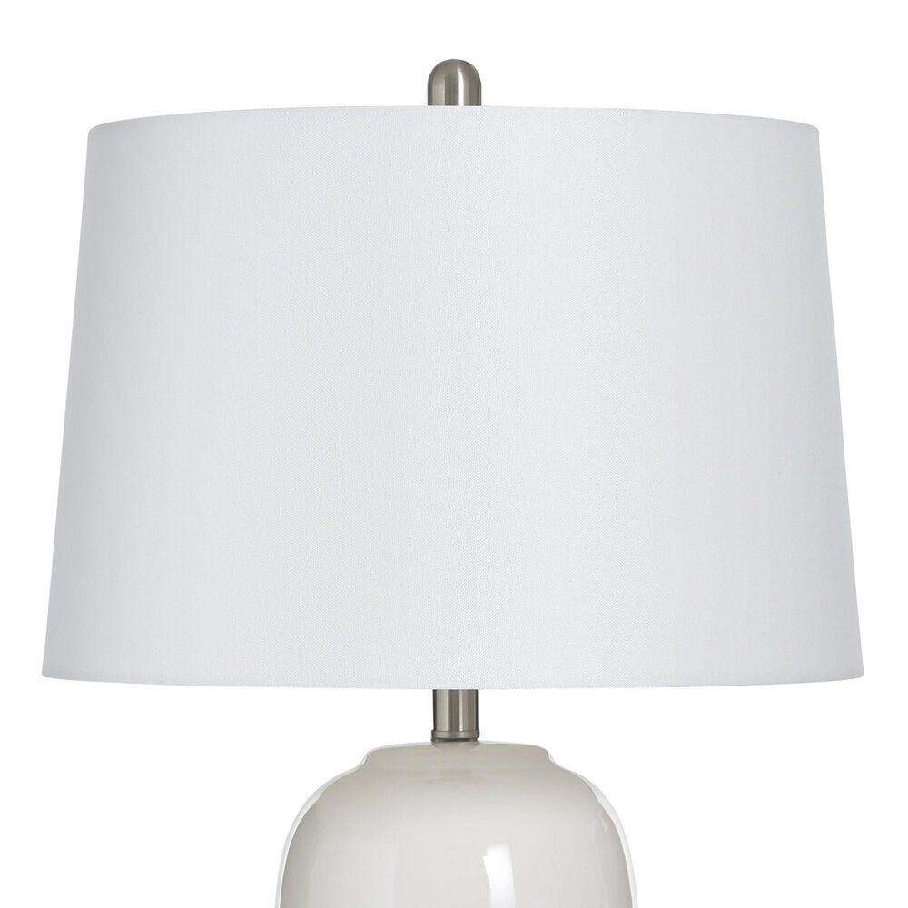 Flair Industries 30&quot; Ceramic Table Lamp in Evian Ivory, , large