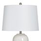 Flair Industries 30" Ceramic Table Lamp in Evian Ivory, , large