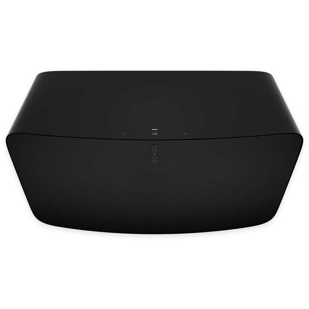 SONOS Five Wireless Speaker in Black with Victrola Stream Carbon Turntable, , large