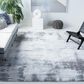 Safavieh Craft CFT850M 8" x 10" Blue and Grey Area Rug, , large