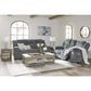 Ashley Tip-Off Power Reclining Loveseat in Slate, , large