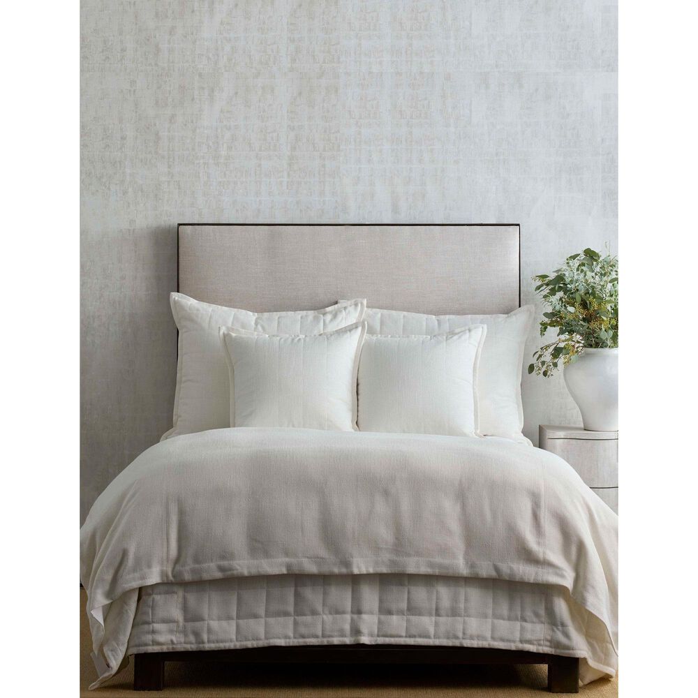 Ann Gish Macau 96" x 50" Raw-Edge Throw in Bone, , large